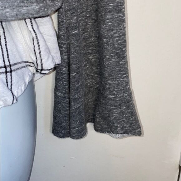 GENERATION LOVE Grey Twofer Hoodie-S - Picture 4 of 8